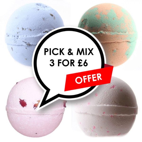 Pick and Mix Bath Bombs - Buy 3 for £6