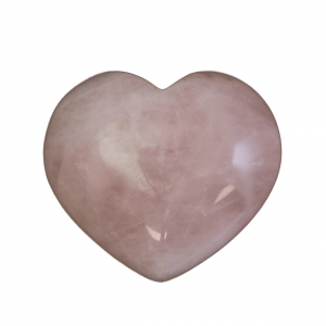 Rose Quartz Crystal Heart - 4cm (Love, Trust, Emotional Healing)